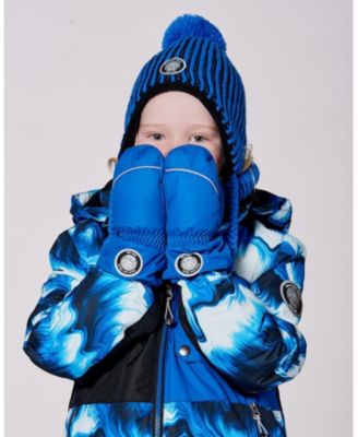 Boy Winter Mittens Play Royal Blue - Child
