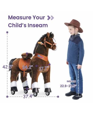Ride-on Horse Chocolate Model U Size 5 for Age 7-12