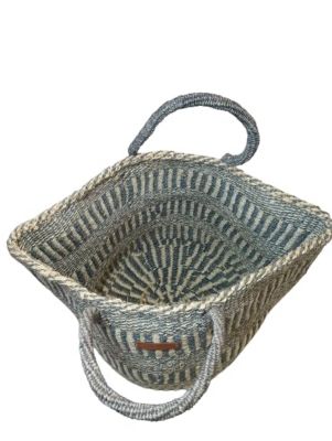 Calm Handmade Sisal African Tote Basket Bag