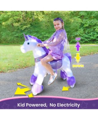 Ride-on Unicorn Purple Model U Size 4 for 4-7 Years