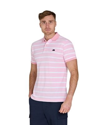 Birdseye Stripe Pique Polo