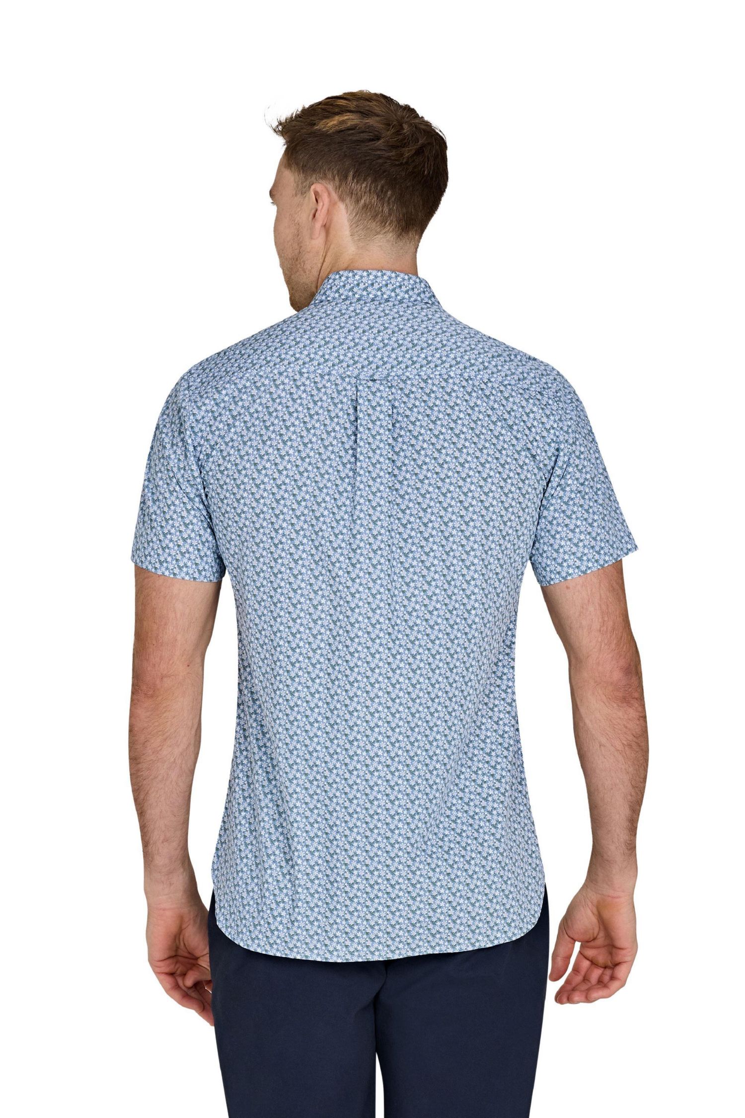 Men's Short Sleeve Cotton Poplin Shirt