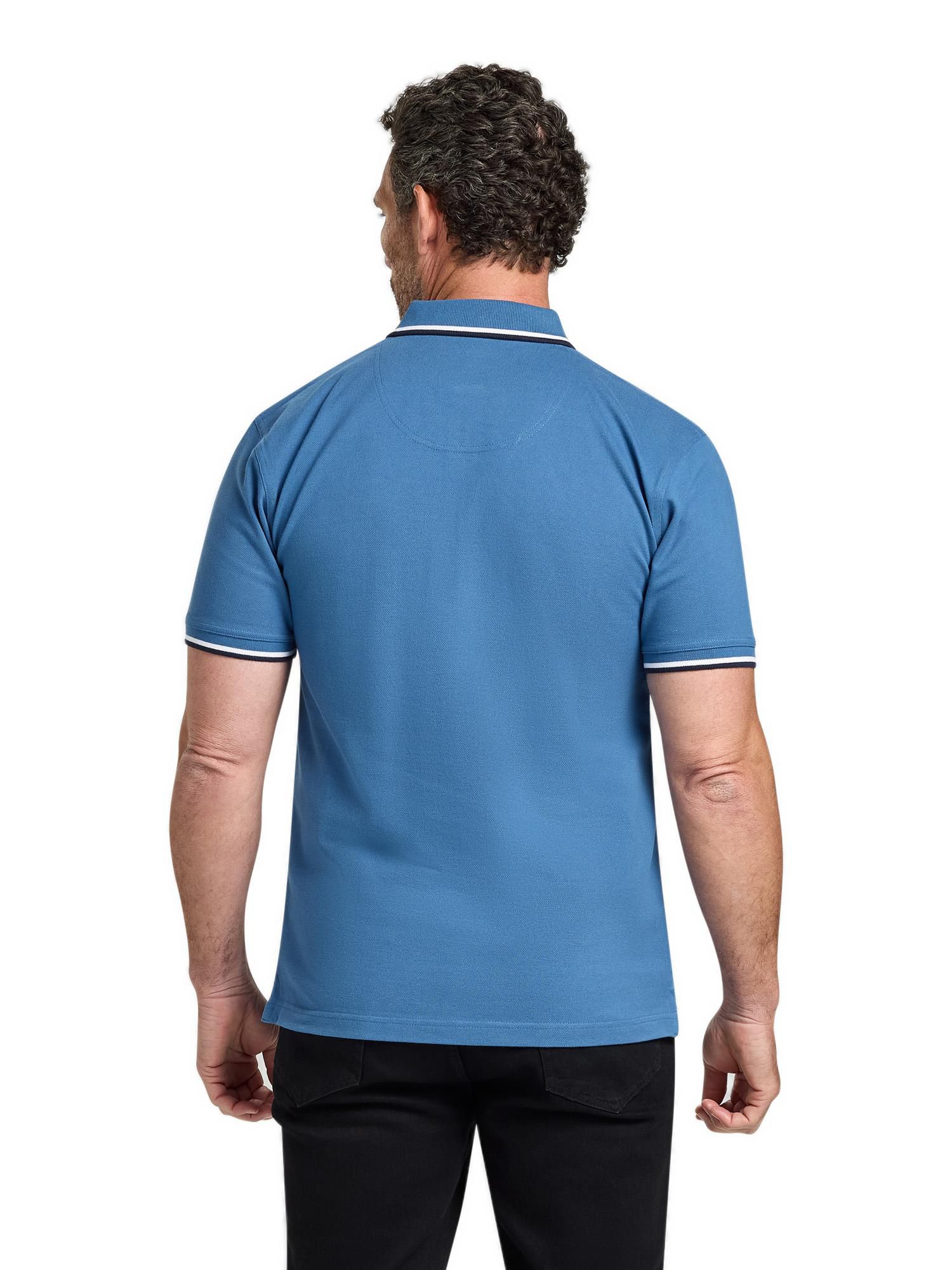 Men's Short Sleeve Embroidery Pique Polo