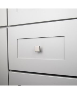 Satin Nickel Square Cabinet Knob 10-Pack