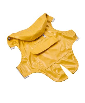 Pet Raincoat & Apparel Harness - Yellow, S