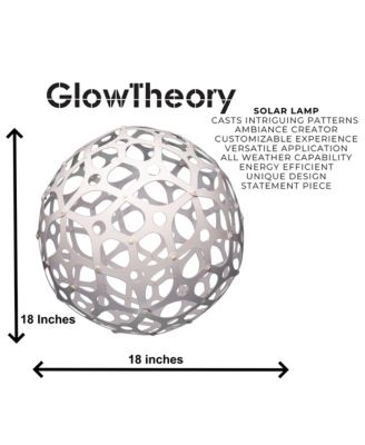 18" Solar - Peace - White
