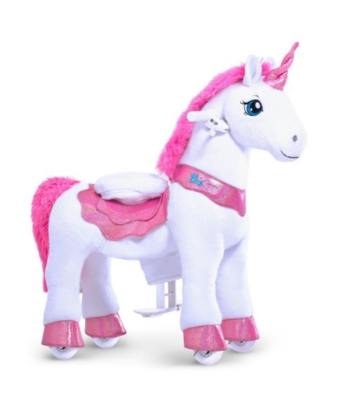 Детская игрушка PonyCycle Model E Unicorn Ride-On, Ages 4-7, цвет: Розовый