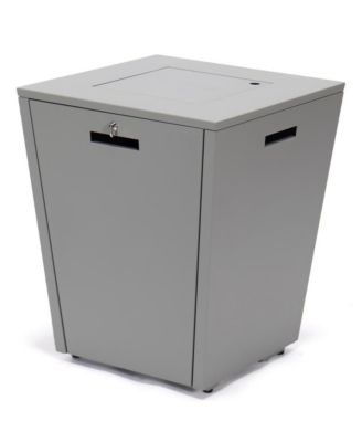 Grey Aluminum Outdoor Patio Chaise Lounge Chair