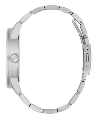 Men's Silver Tone Multi-function Watch, 44mm