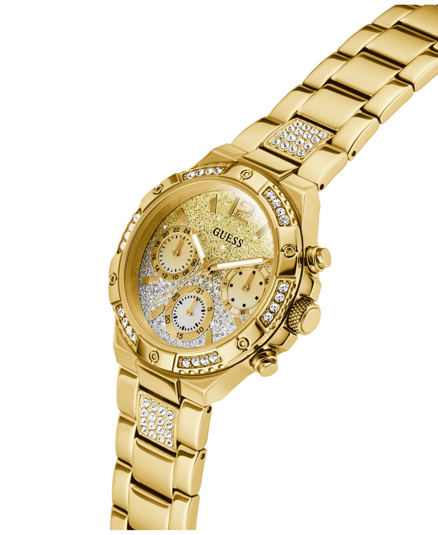 Женские часы GUESS Gold Tone Multi-function Watch, 38mm — фото 2