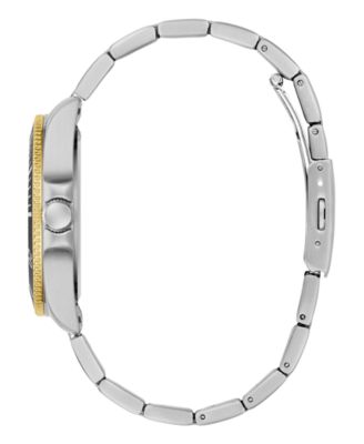 Mens Two-Tone Analog Watch, 41 mm