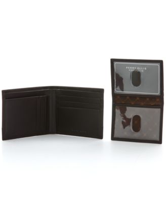 Men's Leather Passcase Wallet