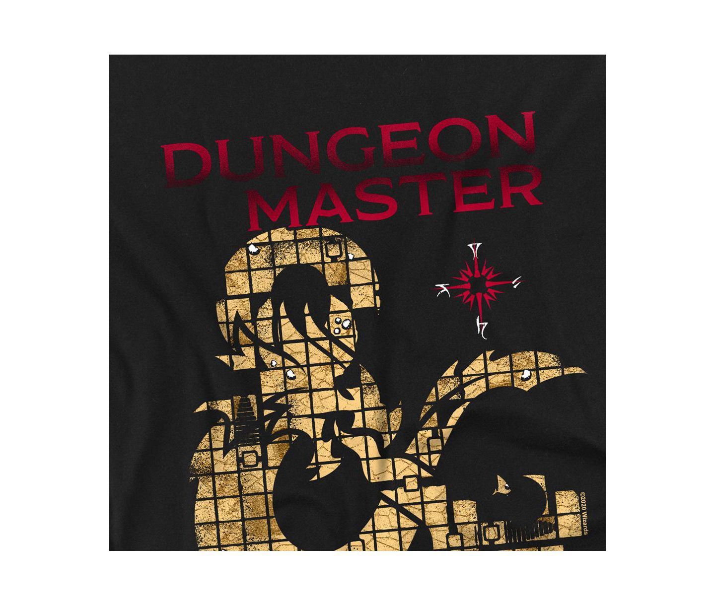 Мужская футболка D&D Dungeons and Dragons Dungeon Master, цвет: Чёрный — фото 2