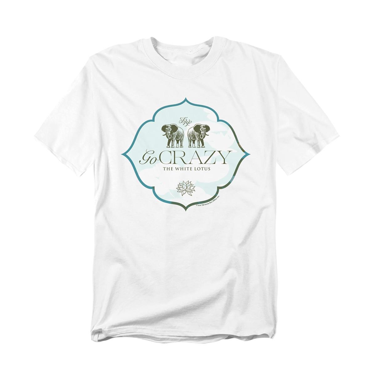 Men's White Lotus Go Crazy T-Shirt - White