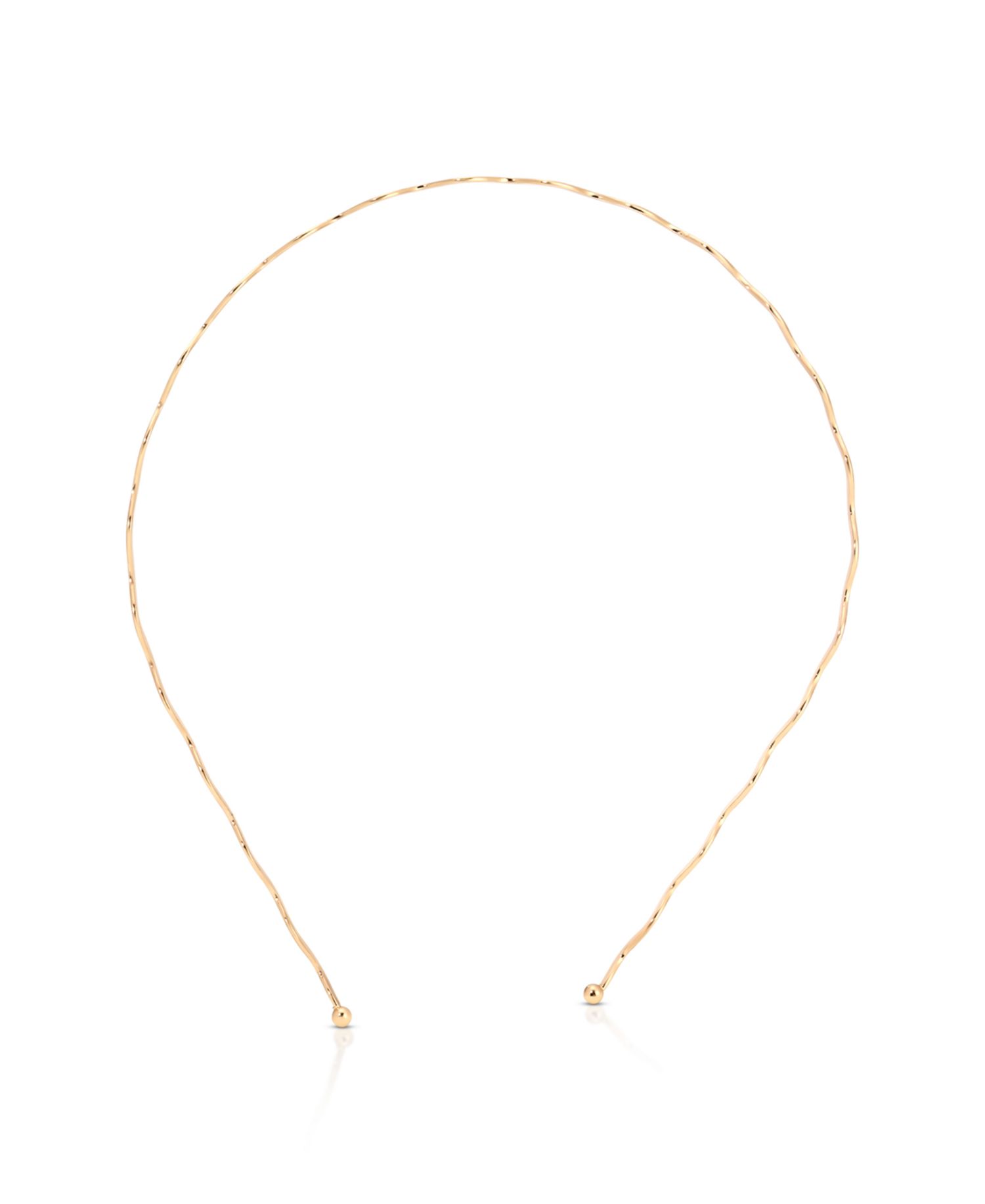 Gold Tone Zig Zag Headband
