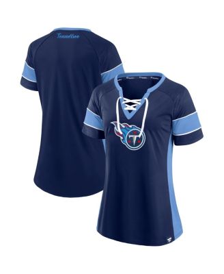 Fanatics - Women's&nbsp; Navy Tennessee Titans Athena Lace-Up Top