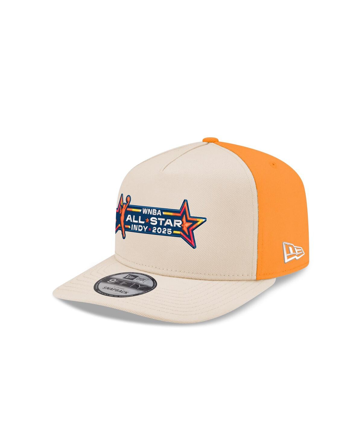 Men's and Women's White 2025 Wnba All Star Game Logo A-Frame 9FIFTY Hat - White