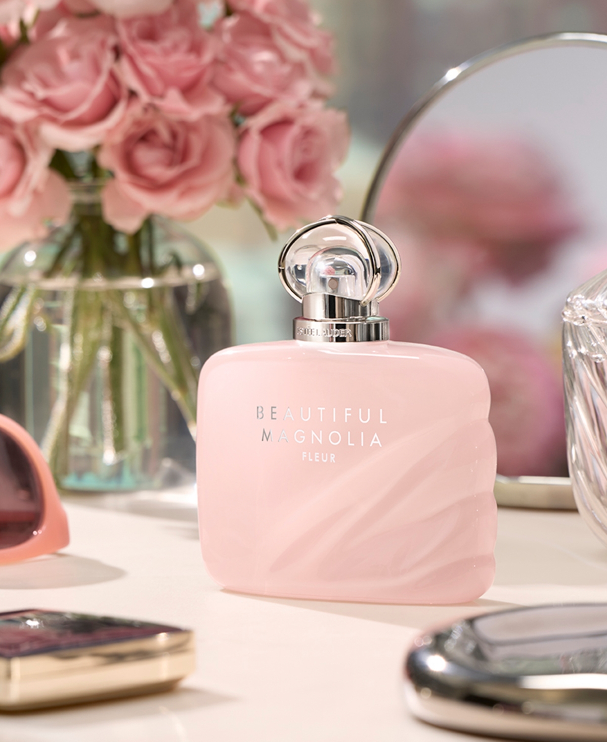 Estée Lauder Beautiful Magnolia Fleur Eau De Parfum Spray, 3.4 Oz. In Transparent