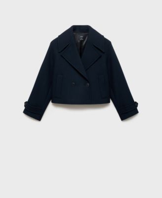 Women's Maxi Lapels Wool-Blend Jacket