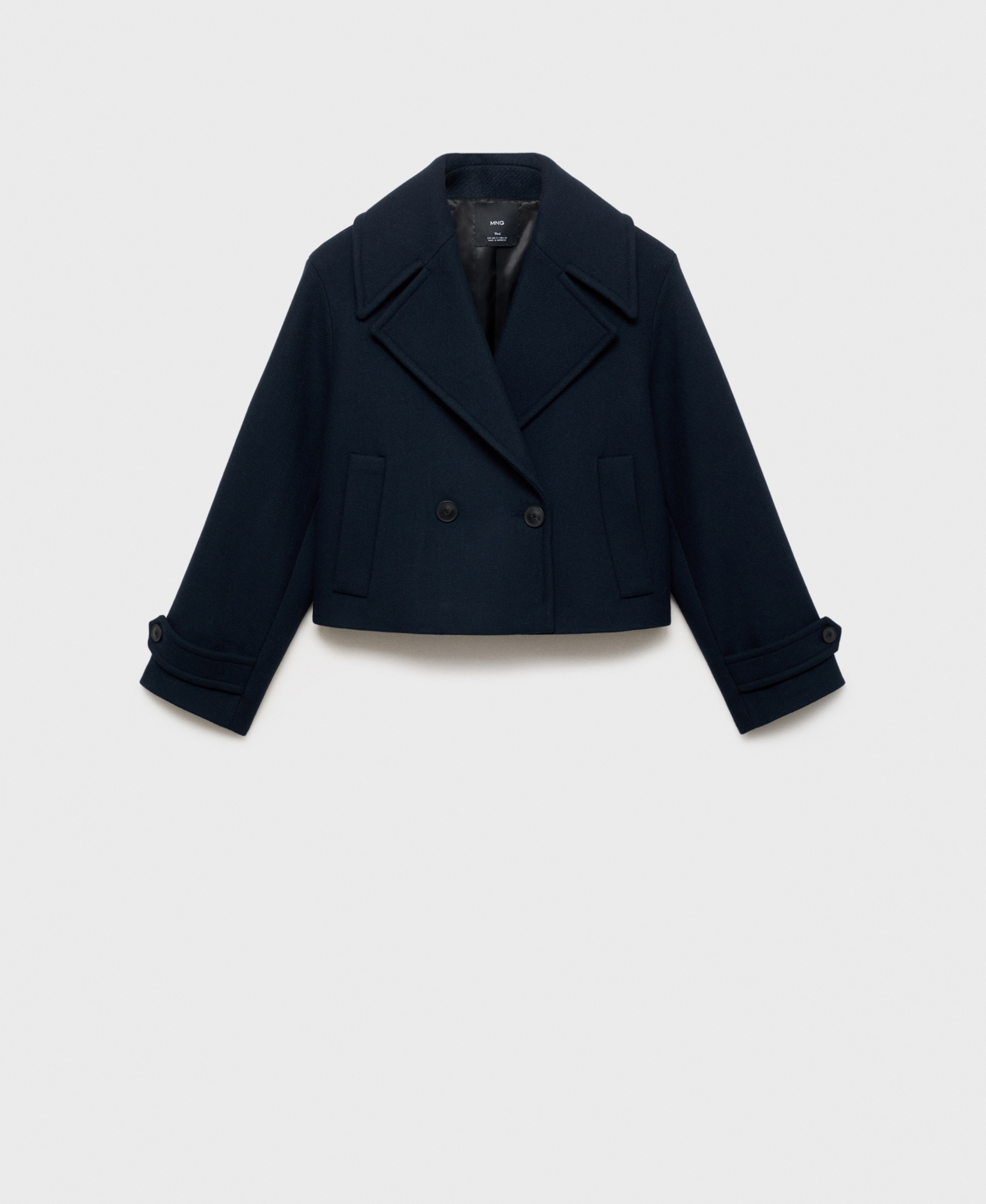 Mango Women's Maxi Lapels Wool-blend Jacket In Blue