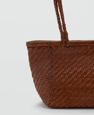 Women's Braided Leather Shoulder Bag