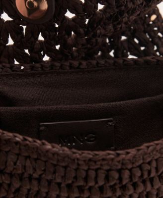 Women's Mini Natural Fiber Crossbody Bag