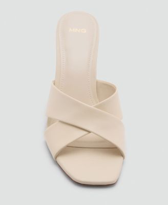 Women's Leather Block-Heel Sandals