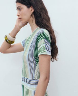 Women's Woven Striped Dress