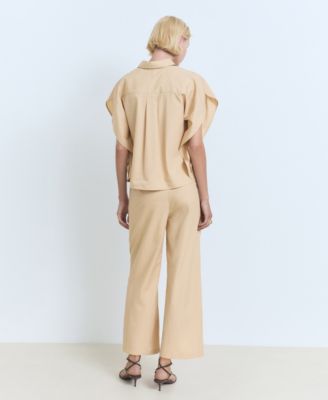 Women's Straight-Cut Crop Pants