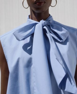 Women's Tie-Neck Blouse