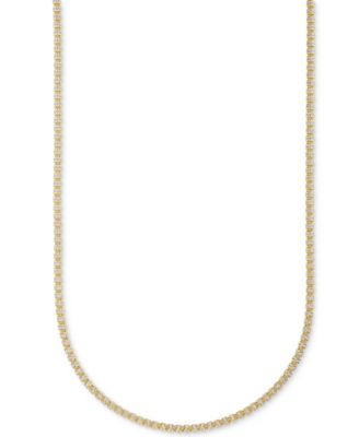 Macy's - Diamond-Cut Ice Chain Necklace in 14k Gold Over Sterling Silver