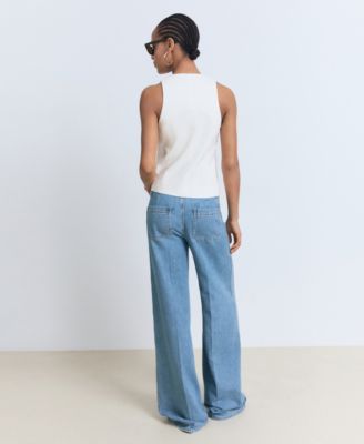 Women's High-Rise Wide Leg Jeans