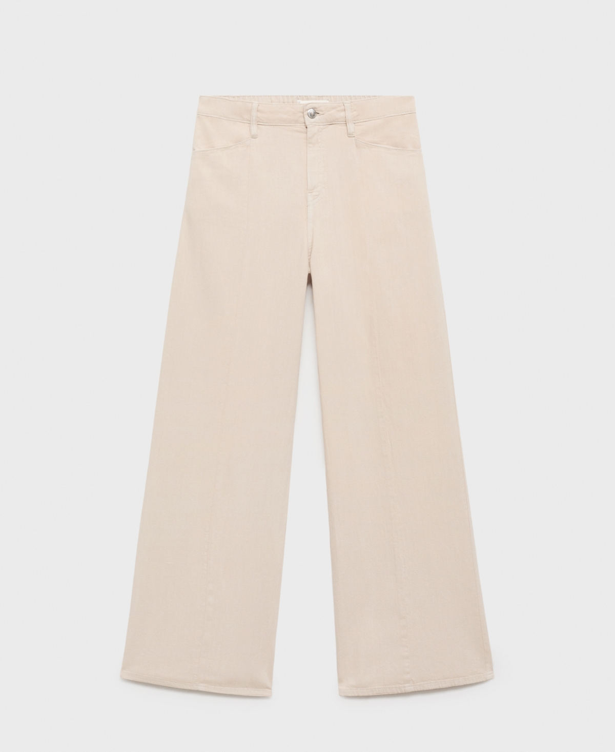 Women's Straight-Fit Mid-Rise Denim Jeans - Sand
