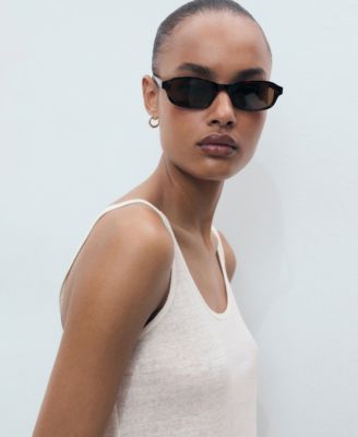 Women's Strappy Linen Top