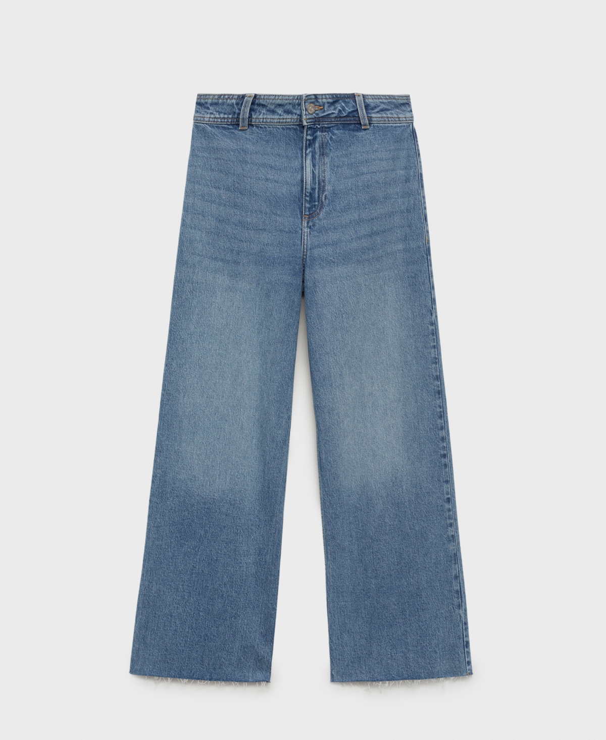 Women's Catherin Culotte High-Rise Jeans - Medium Blue