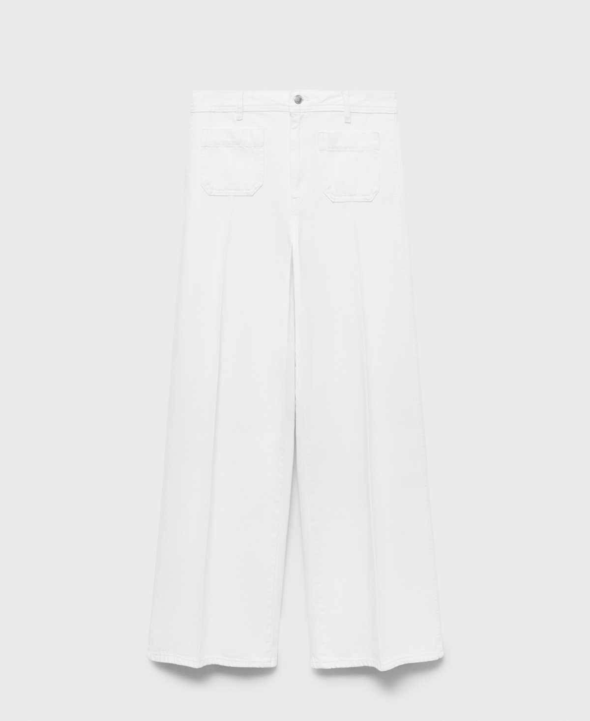 Women's High-Rise Wide Leg Jeans - White