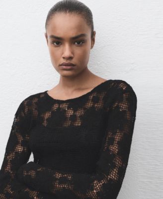 Women's Crochet Short Dress