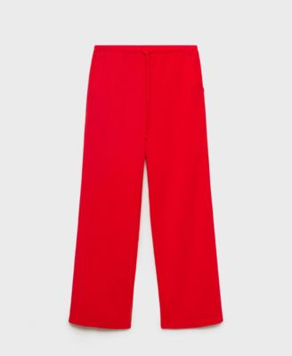 Women's Drawstring Straight Pants