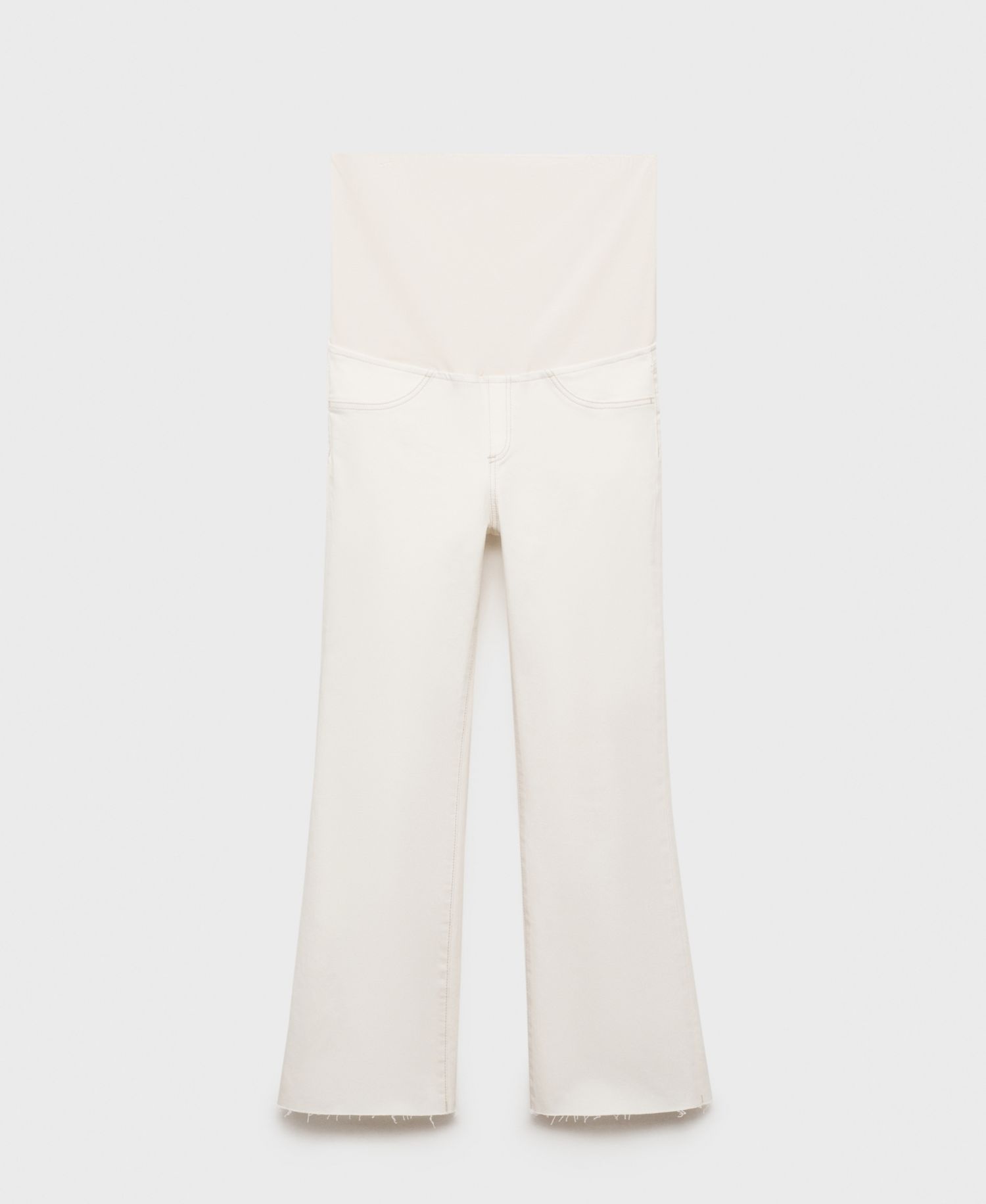 Women's Maternity Flared Cropped Jeans