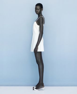 Women's Short Denim Pinafore