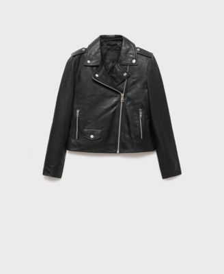 Women's Leather Biker Jacket