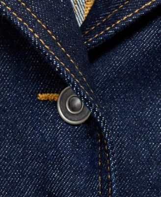 Women's Pockets Fitted Denim Jacket