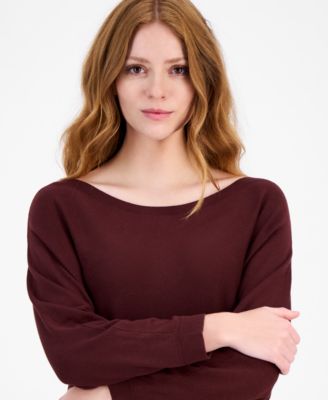 Women's Boat-Neck Dolman-Sleeve Sweater, Macy's Exclusive