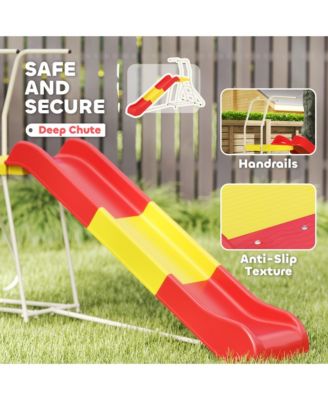 6ft Slide for Kids, Metal Freesding Playground Equipment,