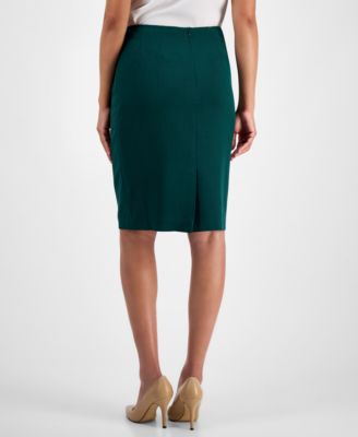 Women's Stretch-Crepe Slim Pencil Skirt