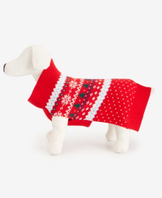 Fair Isle Dog Sweater, Macy's Exclusive
