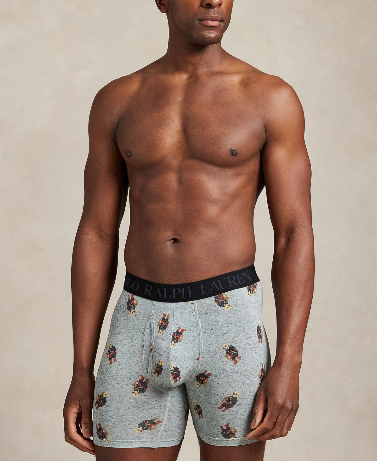Polo Ralph Lauren Men's 3-pack Elastic Waist Boxer Briefs Holiday Gift Set In Multi