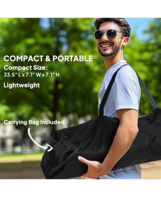 Hammock Camping Chair Set of 2 with Adjustable Back, Dark