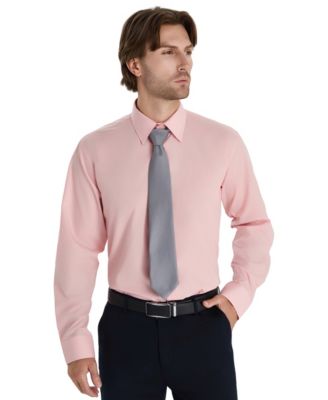 Men's Regular Fit Solid Dress Shirt