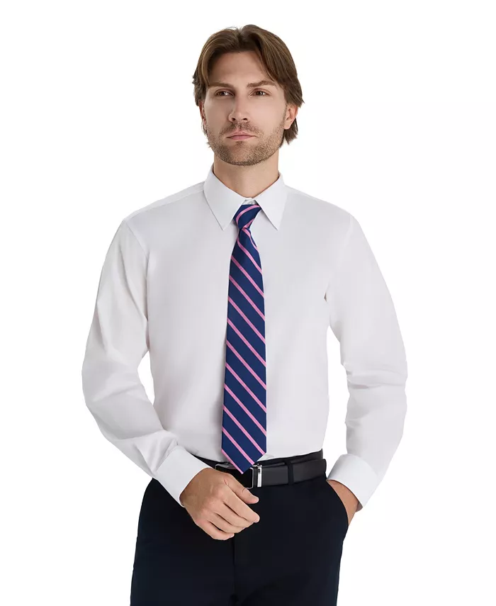 Men's Regular Fit Solid Dress Shirt - thumbnail 3